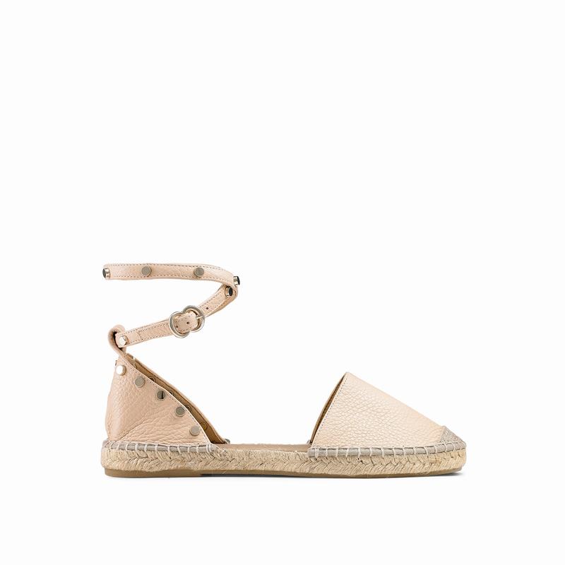 Russell & Bromley Coin Wrap Womens Ankle Wrap Espadrilles Brown |LCQ4156RQ|